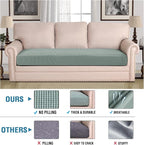 H.VERSAILTEX Super Stretch Individual Seat Cushion Covers Sofa Covers Couch - Image 2