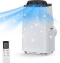 14000 BTU Portable Air Conditioners with Remote Control, 3-in-1 Free Standing Cooling AC Unit with Fan & Dehumidifier, Cools Room up to 700 sq.ft, Smart/Sleep Mode, 3 Speed, Auto Swing, 24H Timer