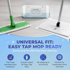 EASY TAP MOP Baking Soda Cleaning Wipes - for Quick Spot Wet Floor Mopping