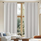 Simplebrand Ava Natural Blackout Curtains by Simplebrand