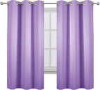 LEMOMO Blackout Curtains 38 x 54 inch/Lavender Curtains Set of 2 Panels/Thermal - Image 2