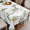 Zobesta Vinyl Tablecloth Rectangular 86x55 PVC Table Cloth Plastic Outdoor