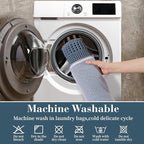 RESARE Waffle Bath Mat for Bathroom, Super Absorbent Bathroom Rugs Non Slip - Image 6