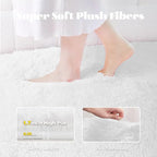 8x10 Area Rugs for Living Room: Fluffy Shag Soft Washable Rug Large Fuzzy Plush - Image 2