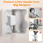 Tellegloww Safety Outlet Cover Box, 8 Pack