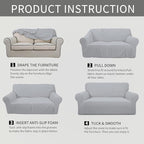 Easy-Going Stretch Oversized Chair Sofa Slipcover 1-Piece Couch Sofa Cover - Image 6
