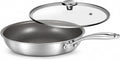 Redchef Titanium Ceramic Nonstick Frying Pan 9.5" & Lid, Oven Safe to 600F