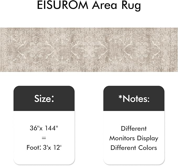 Washable 3x12 Runner Rug - Image 2