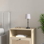 O'Bright Seraph Cordless Rechargeable LED Table Lamp, Black