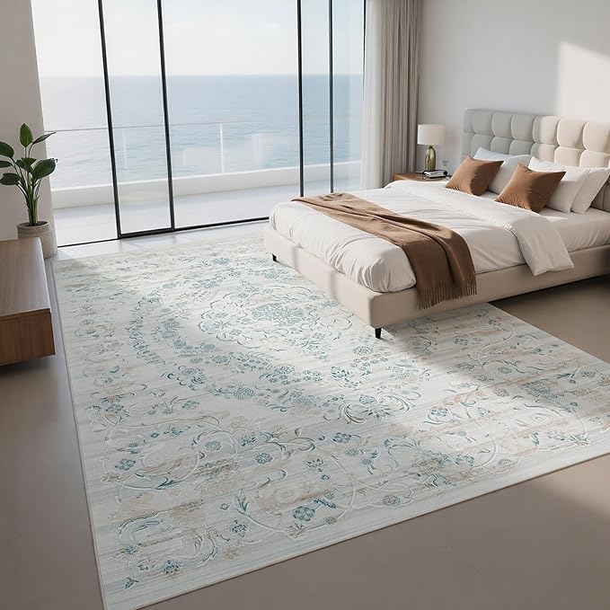 Washable Rugs 8x10 Area Rugs for Living Room-Modern Abstract Rugs for Bedroom - Image 8