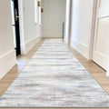 KOZYFLY Modern Abstract Kitchen Runner Rug, 2.6x12 Washable Rug Runner Non-Slip by KOZYFLY