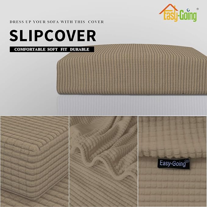Easy-Going Stretch Loveseat Cushion Cover Sofa Cushion Furniture Protector Sofa - Image 4