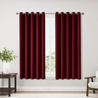 ChrisDowa Burgundyout Curtains 70 inches Wide by ChrisDowa