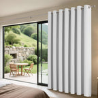 Joydeco Blackout Patio Sliding Door Curtains 108 Inches Long, Grommet Privacy - Image 3