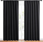 NICETOWN Black Blackout Curtain Blinds - Image 2