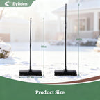Eyliden 18" Push Broom for Deck Driveway Patio Garage, Black