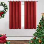 Joydeco Blackout Curtains 63 inch Length 2 Panels Set, Thermal Insulated Long by JOYDECO