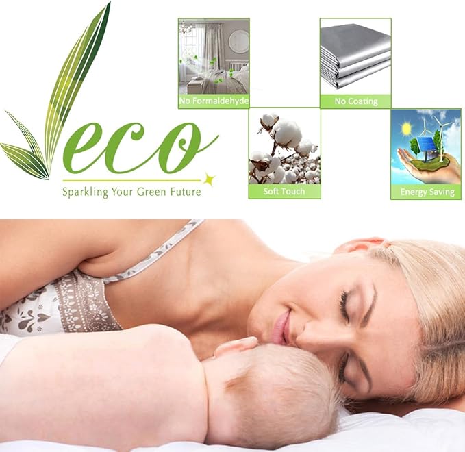 NICETOWN Full Shading Curtains for Windows, Super Heavy-Duty Black Lined - Image 7