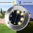 INCX Solar Lights Outdoor Waterproof, Warm White, 16 Pack Ground Lights