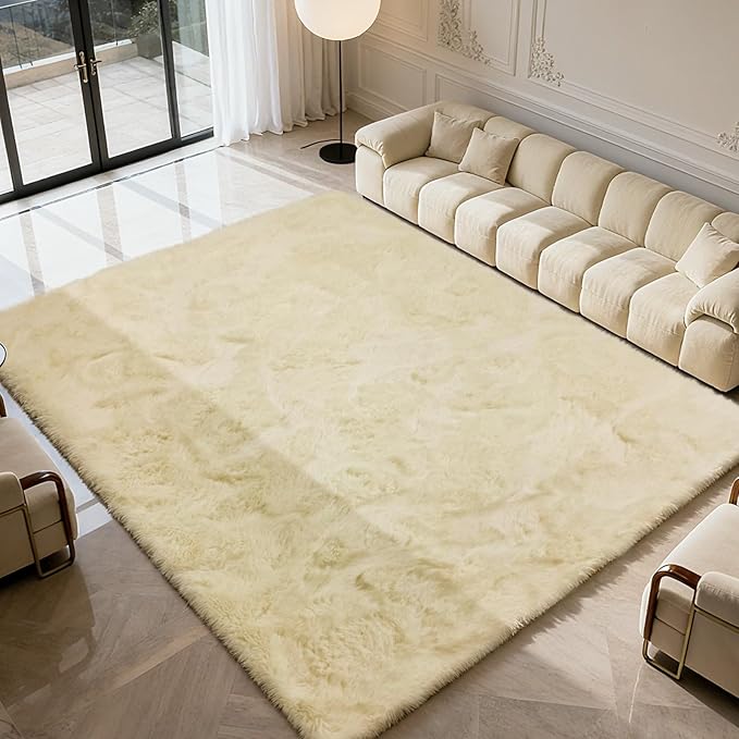 9x12 Fluffy Area Rugs for Living Room, Large Fuzzy Shag Area Rug for Bedroom - Image 6