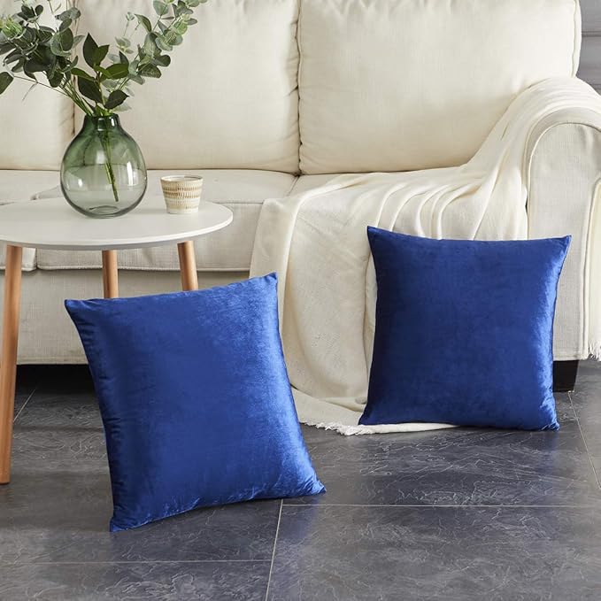 GIGIZAZA Blue Large Throw Pillow Covers - Image 5