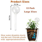 Self Watering Globes for Plants, 12cs Large Plant Automatic Watering Bulbs