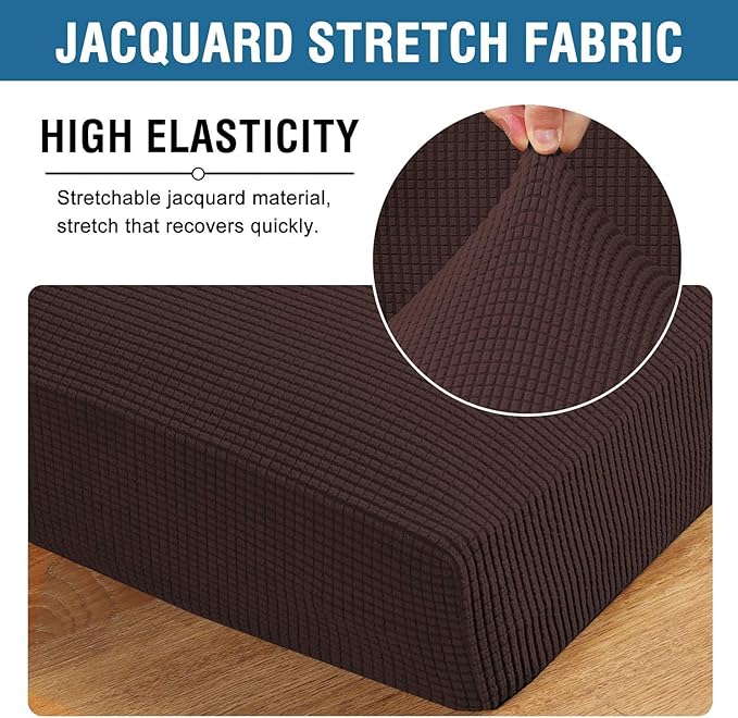 H.VERSAILTEX Super Stretch Individual Chaise Cover Sectional Couch Covers - Image 4