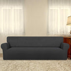PureFit Super Stretch 4 Seater Sofa Slipcover – Spandex Non Slip Soft Couch - Image 2