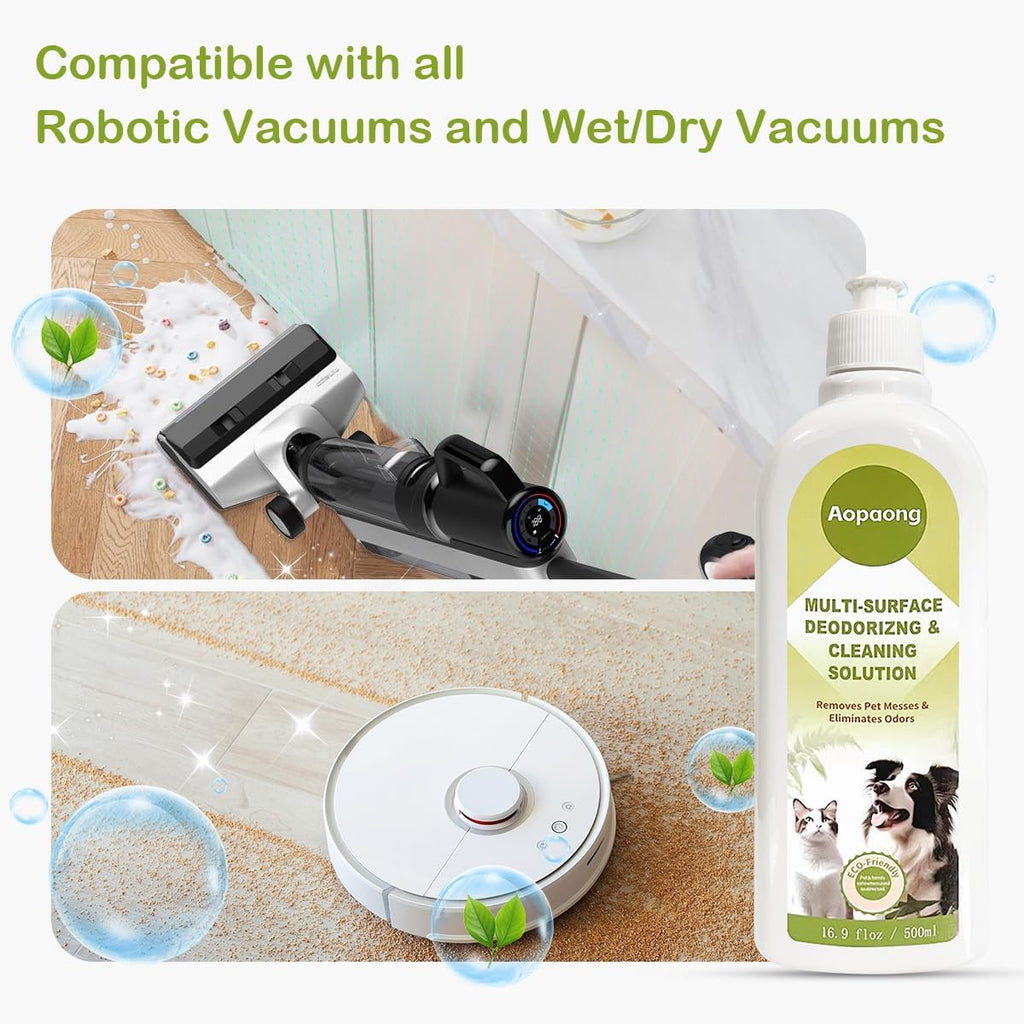 Floor Cleaning Solution for Robot Vacuum & Mop, Fresh Scent