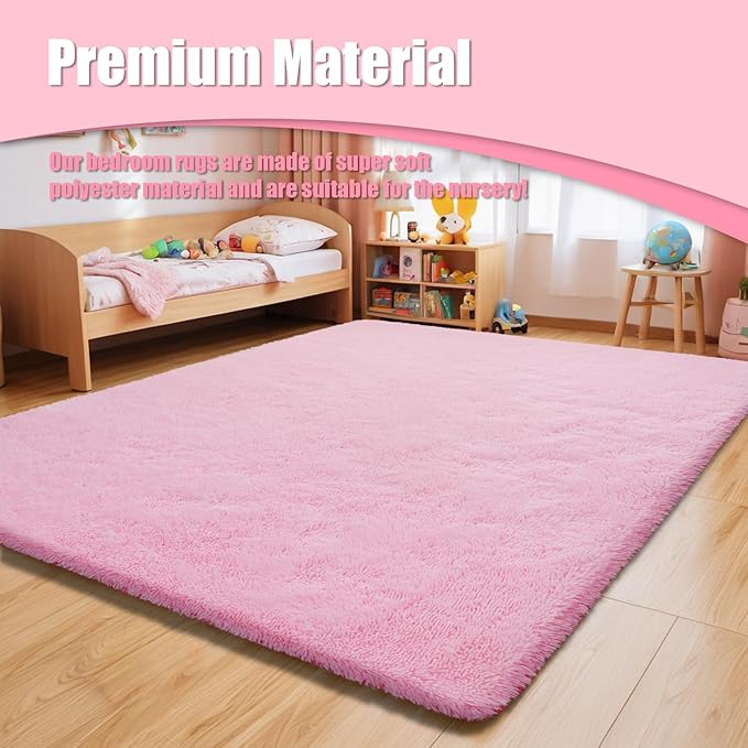 6x9 Fluffy Area Rug for Living Room, Shag Area Rugs for Bedroom - Image 7
