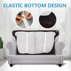 Leather Look Couch Cushion Covers Sofa Seat Slipcovers Sets Couches Furniture - Image 4