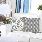 YCOLL Pillow Covers 18x18 Set of 4，Modern Sofa Throw Pillow Cover, Decorative - Image 3