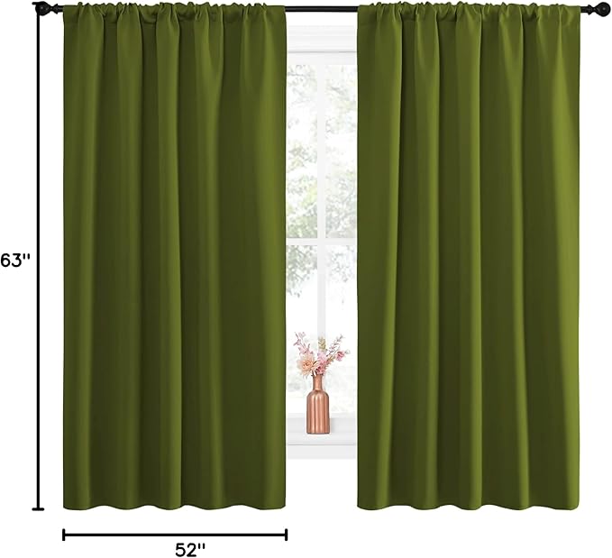 NICETOWN Blackout Draperies and Curtains, Thermal Insulated Window Decoration - Image 10
