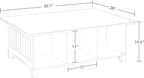 RiverRidge Kids 6 Cubby Storage Gray Activity Table,Grey