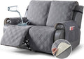 TAOCOCO 100% Waterproof Loveseat Recliner Cover, Non Slip Split Loveseat Covers by TAOCOCO