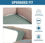 H.VERSAILTEX Super Stretch Individual Seat Cushion Covers Sofa Covers Couch - Image 6