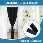 H.VERSAILTEX Doorway Curtain Blackout Closet Door Curtain Room Divider Window - Image 7