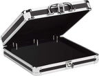 Vaultz Locking DVD Storage Case, 128 CD Holder, Video Game Organizer, Black