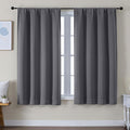 Simplebrand Ava Grey Blackout Curtains by Simplebrand