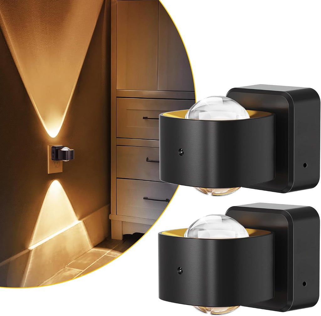 L LOHAS LED Night Light Projector, Night Lights Plug into Wall Light Sensor