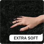Amearea Shag Fluffy Area Rug for Bedroom Girls Living Room, Extra Soft and - Image 3
