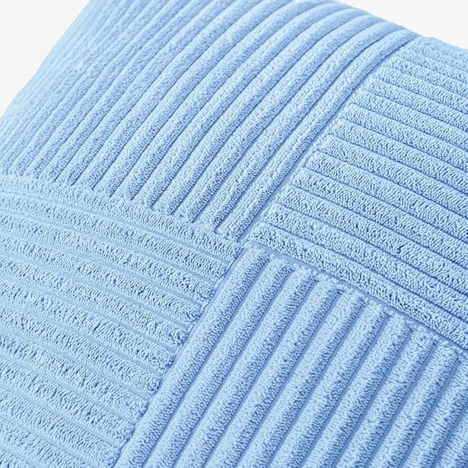 MIULEE Light Blue Decorative Throw Pillow Covers 18x18 Inch - Image 2