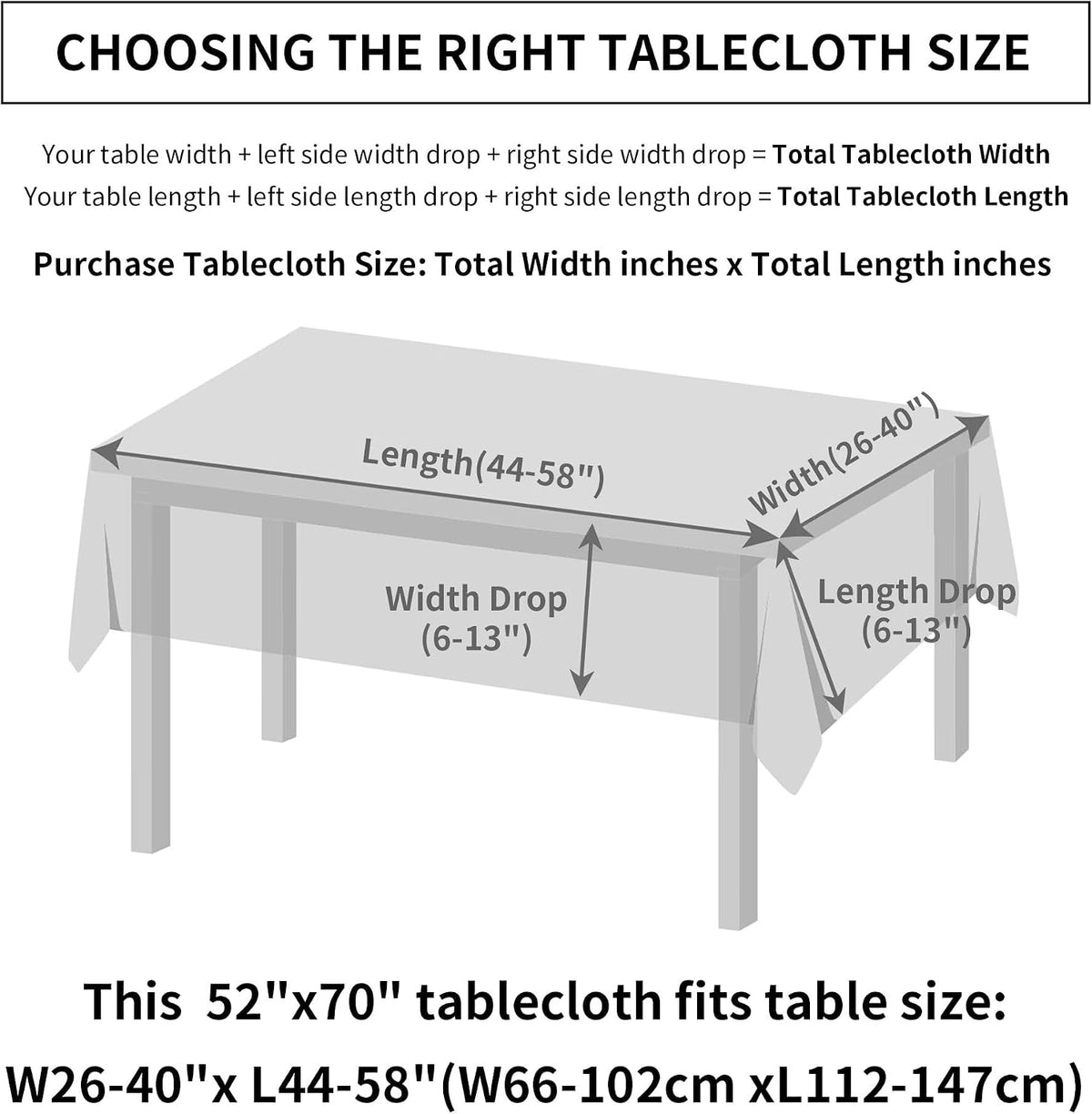 Natural Linen Rectangle Tablecloth, Slubby Textured Fall Lightweight Table Cloth 52 x 70 Inch, Water Resistant Stain Resistant Farmhouse Burlap Table Cover for Kitchen Dining Room, Camel
