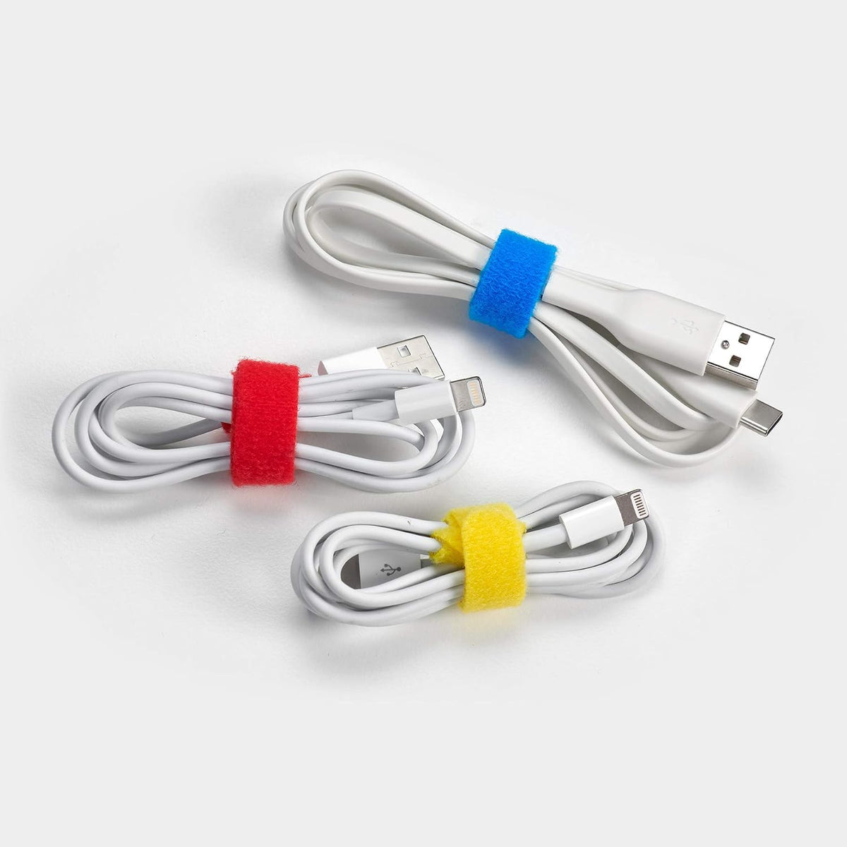 Self-Gripping Cable Ties by Wrap-It Storage - 5" (50-pack) Multicolor