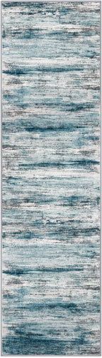 KOZYFLY Modern Abstract Runner Rug, 2x7 Kitchen Rugs Non-Slip Washable Soft - Image 8