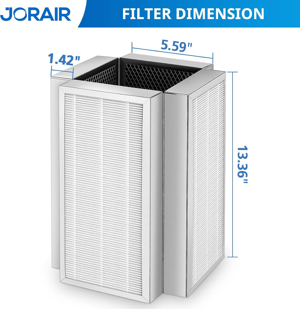 2 Pack 50 Replacement Filter for MA Air Purifier 50 Series 50W 50B 50S