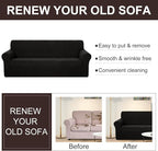 U-NICE HOME Loveseat Cover Stretch Couch Cover Sofa Cover Sofa Slipcover - Image 5