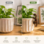 Dinosaur Pot Hugger, Resin Dinosaur Statue for Flower Pot Decoration