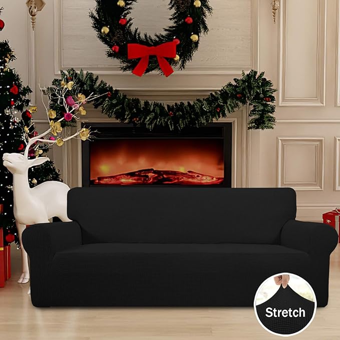 Easy-Going Stretch Sofa Slipcover 1-Piece Sofa Cover Furniture Protector Couch - Image 2