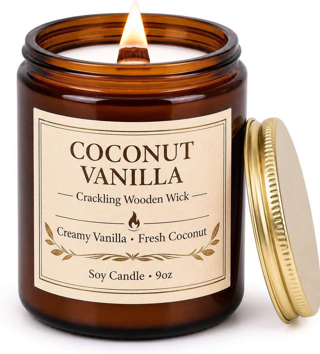 Fall Scented Candles Gift Set, 2 Pack 9oz, Pumpkin Chai & Balsam Cedar